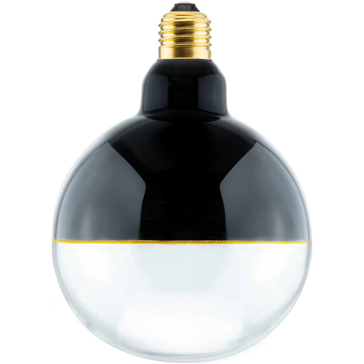 SEGULA LED Illusion Globe 127 2tones schwarz klar – E27, 5,2 W, 1.900 K, dimmbar – Hauptbild