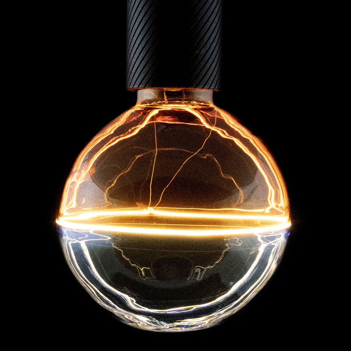 SEGULA LED Illusion Globe 127 2tones gelb blau – E27, 5 W, 1.900 K, dimmbar – Produktansicht 1