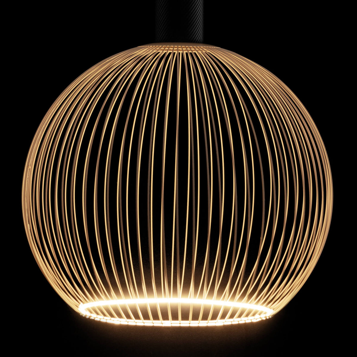 SEGULA LED Floating Filo Globe 300 – E27, 6 W, 2.200 K, dimmbar
