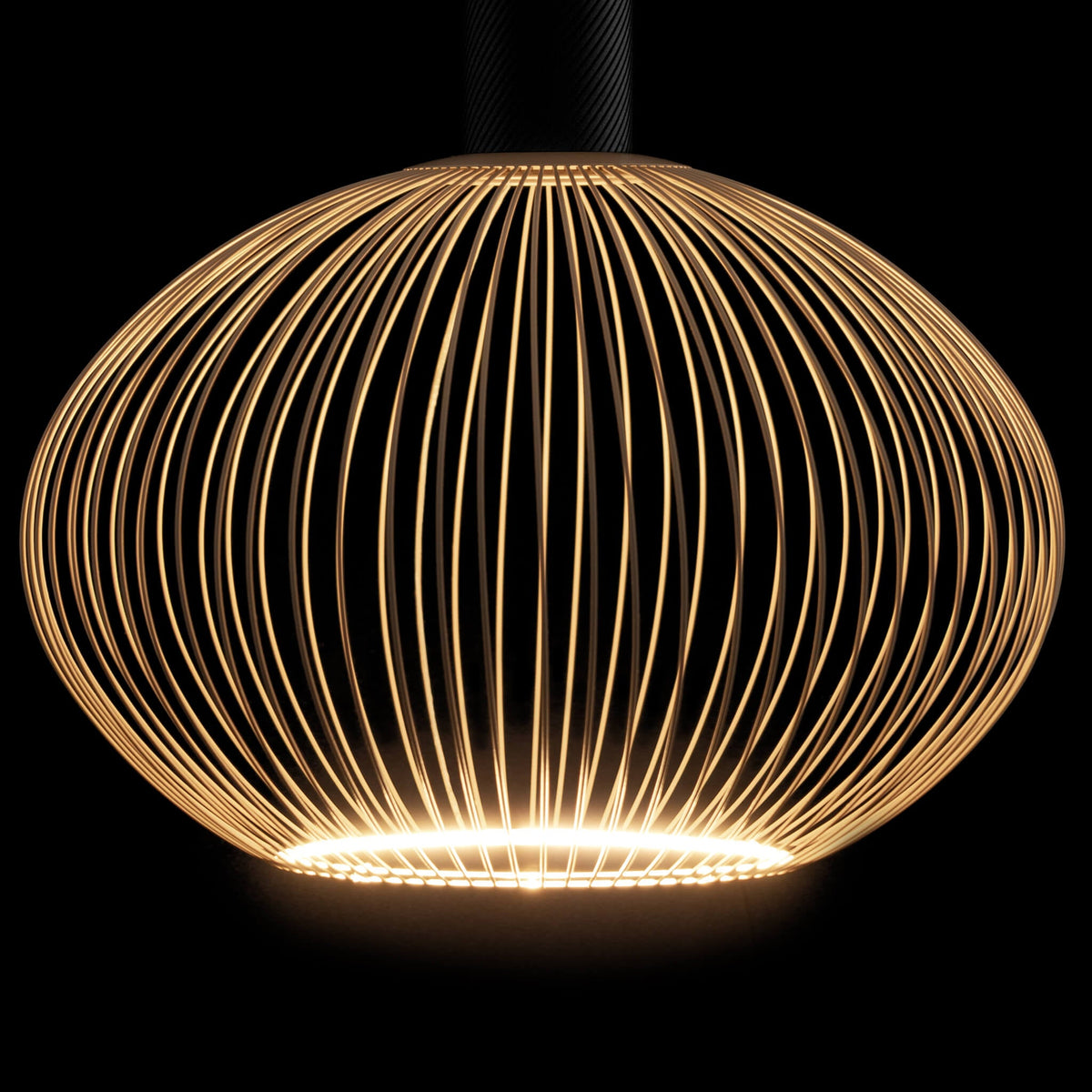 SEGULA LED Floating Filo Oval 300 – E27, 6 W, 2.200 K, dimmbar