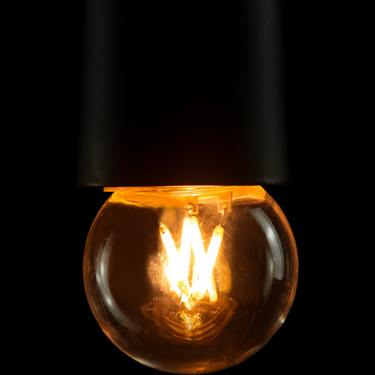 SEGULA LED Golfball Kunststoff stoßfest klar – E27, 1,5 W, 2.200 K, dimmbar – Produktansicht 1