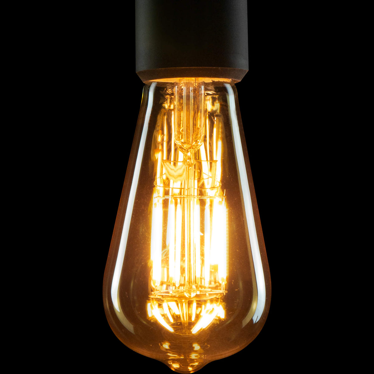 SEGULA LED Rustika golden – E27, 5 W, 1.900 K, dimmbar – Produktansicht 1