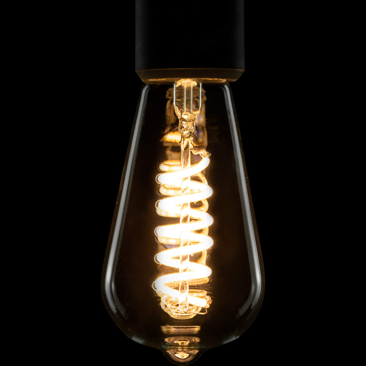 SEGULA LED Rustika Curved Ambient Dimming klar – E27, 6,2 W, 2.000 K–2.700 K, dimmbar – Produktansicht 1