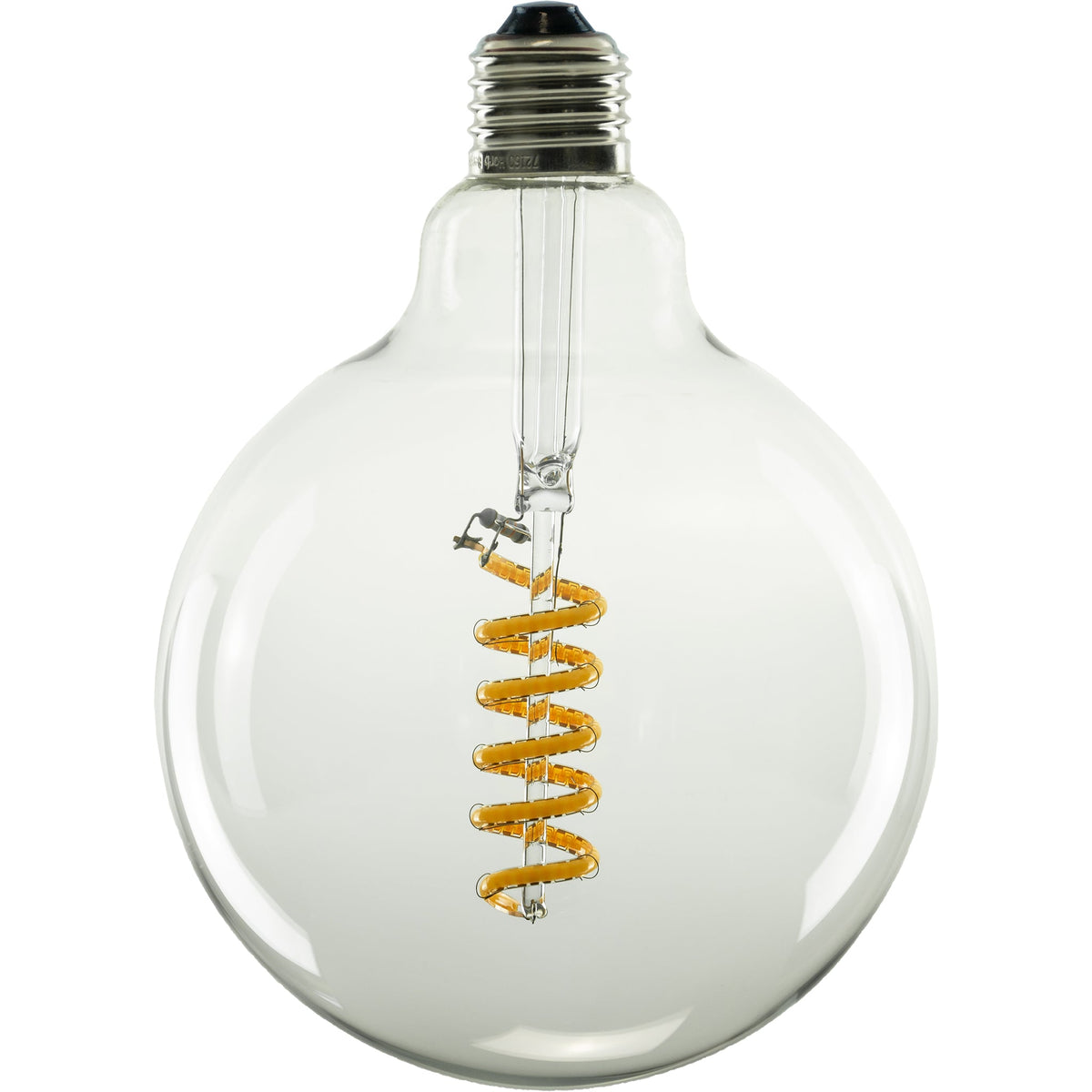 SEGULA LED Globe 125 Curved Ambient Dimming – E27, 6,2 W, 2.000 K–2.700 K, dimmbar