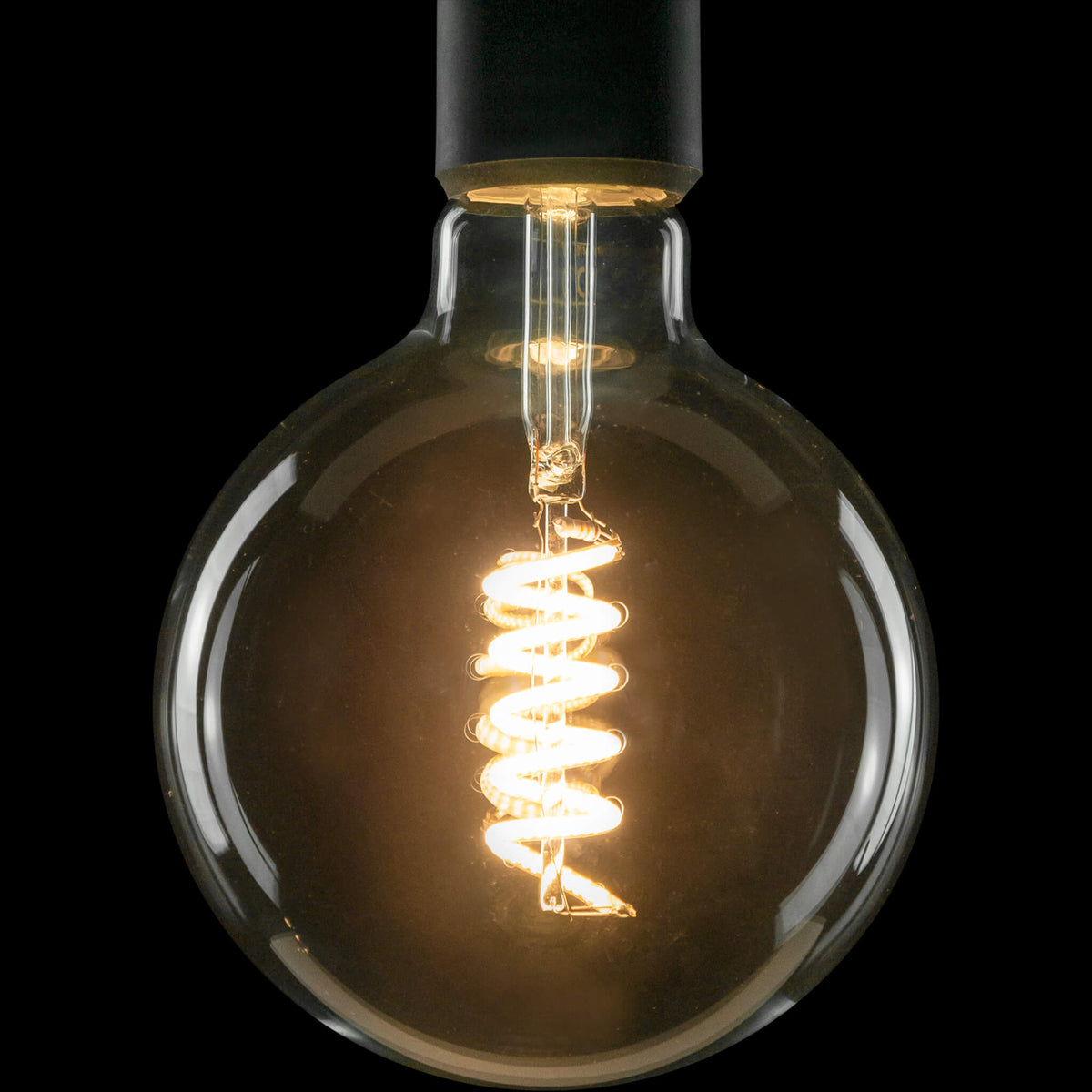 SEGULA LED Globe 125 Curved Ambient Dimming – E27, 6,2 W, 2.000 K–2.700 K, dimmbar