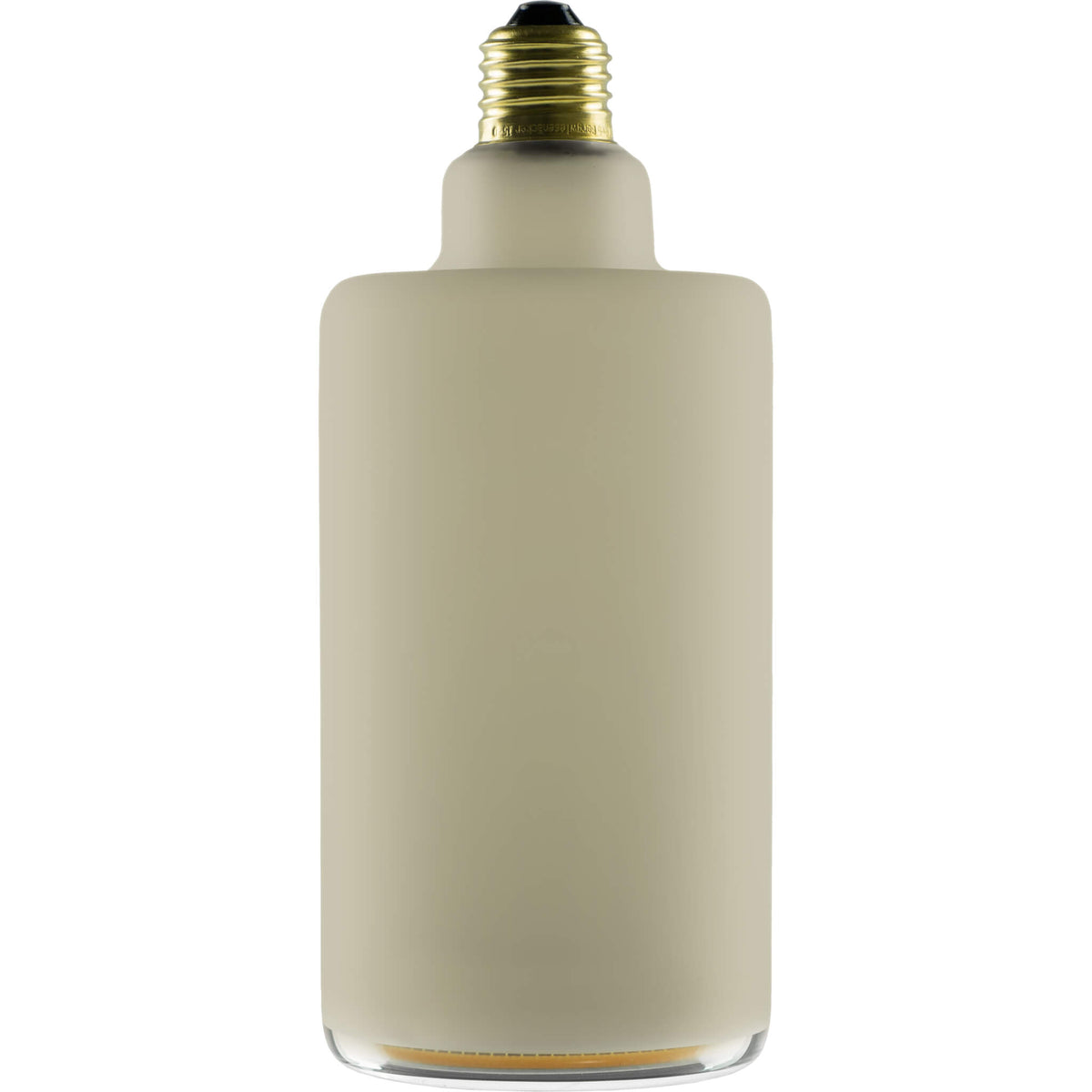 SEGULA LED Floating Cylinder smokey grau matt – E27, 4,5 W, 2.200 K, dimmbar – Hauptbild