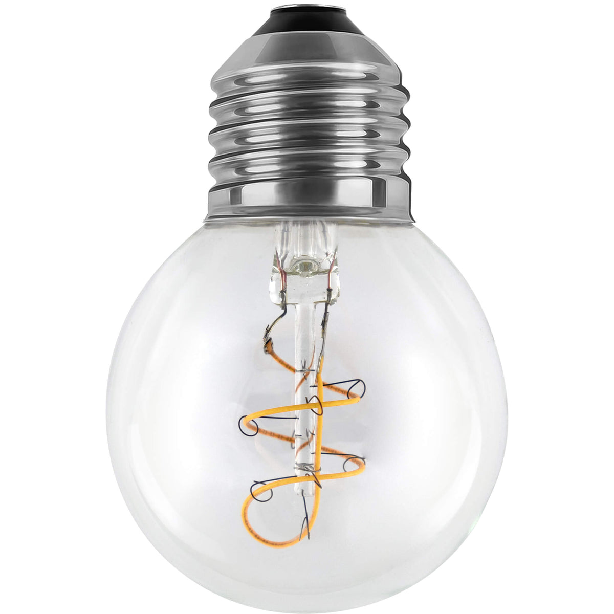 SEGULA LED Golfball Elegant klar – E27, 3 W, 2.700 K, dimmbar – Hauptbild