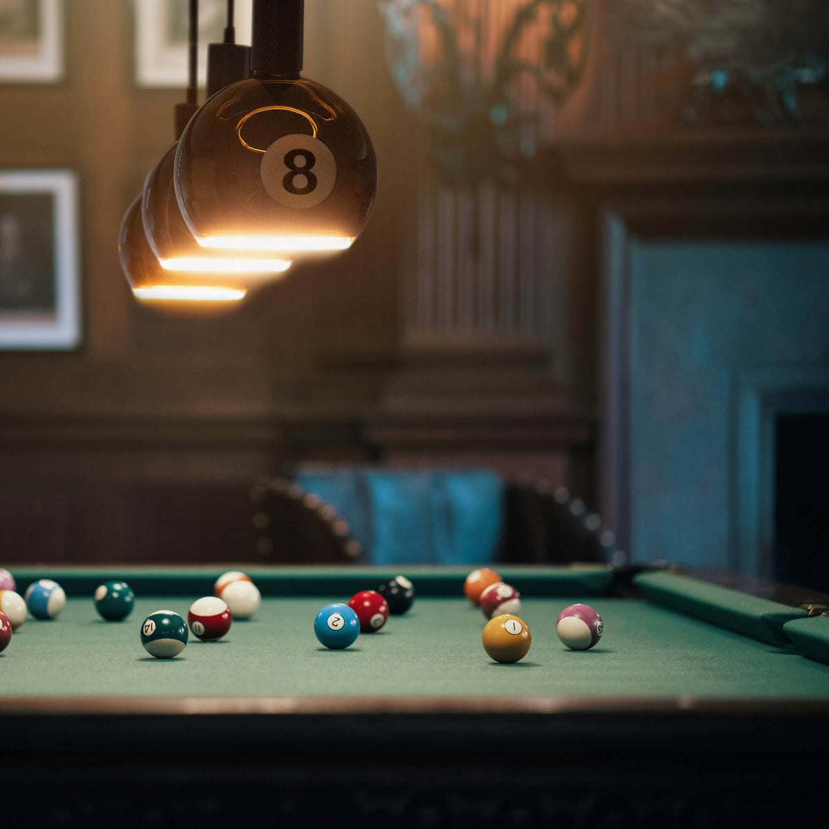 SEGULA LED Floating Billard Globe 200 schwarz 8 – E27, 4 W, 2.200 K, dimmbar – Produktansicht 7