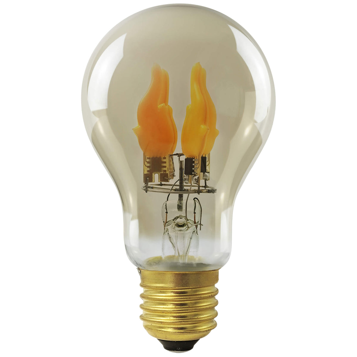 SEGULA LED Glühlampe Fire Flame up smokey grau – E27, 0,8 W, 1.800 K – Hauptbild