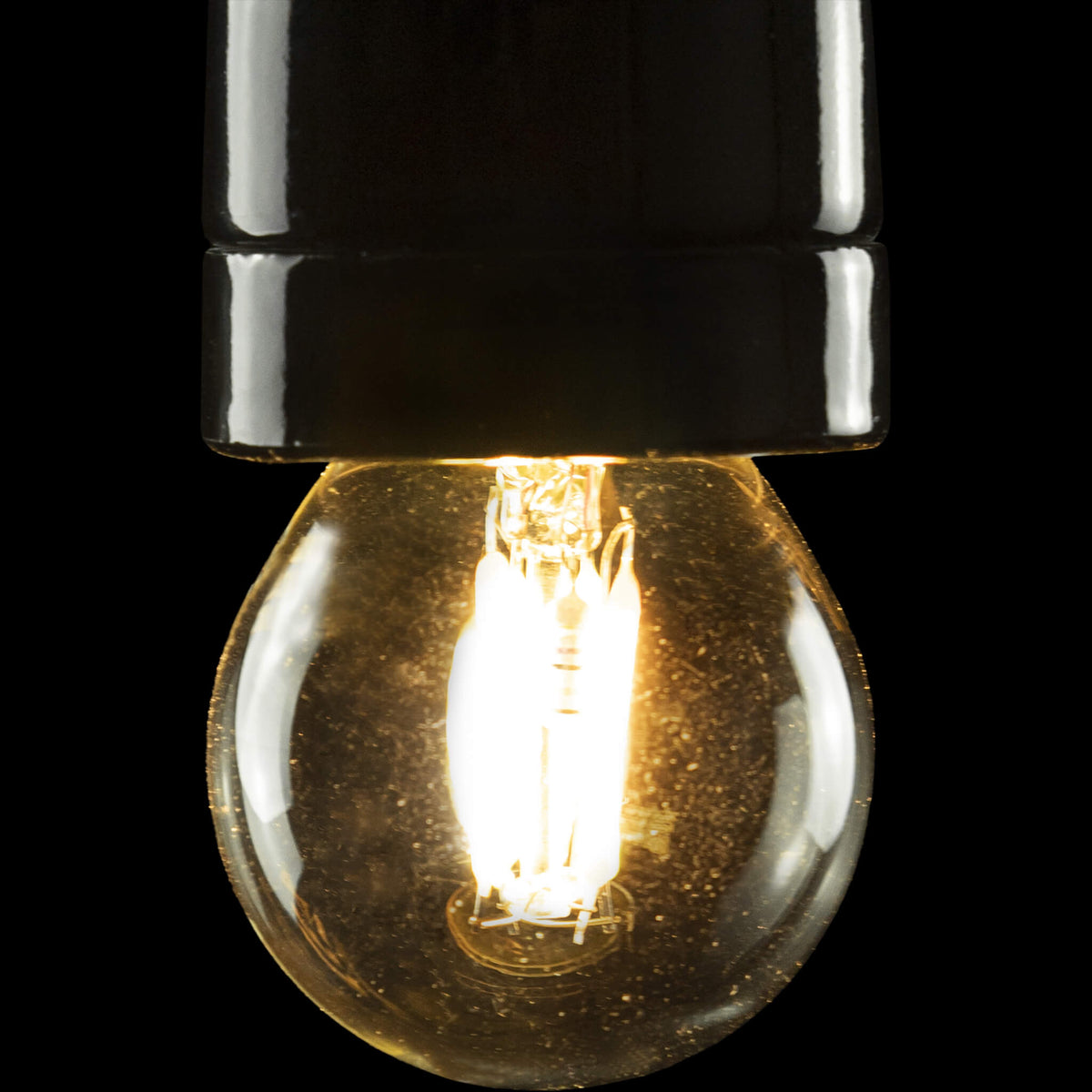SEGULA LED Golfball 24V Ambient Dimming klar – E27, 3 W, 2.000 K–2.700 K, dimmbar – Produktansicht 1