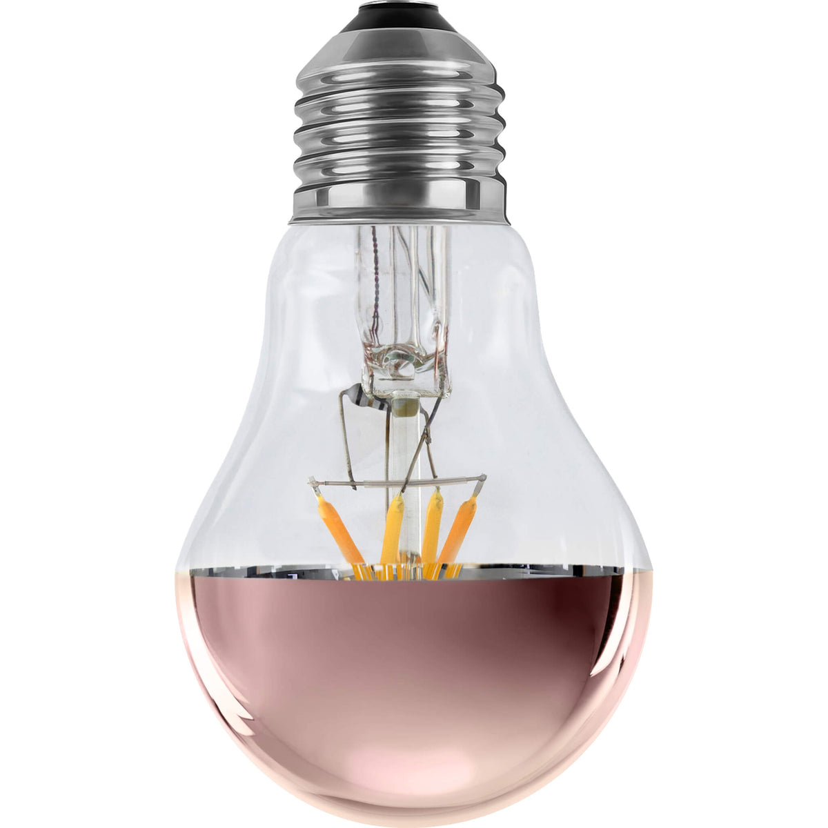 SEGULA LED Glühlampe 24V Ambient Dimming Spiegelkopf kupfer – E27, 3 W, 2.000 K–2.700 K, dimmbar – Hauptbild