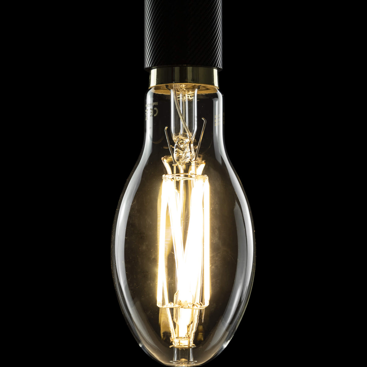 SEGULA LED Ellipse High Brightness klar – E27, 14 W, 2.700 K, dimmbar – Produktansicht 1