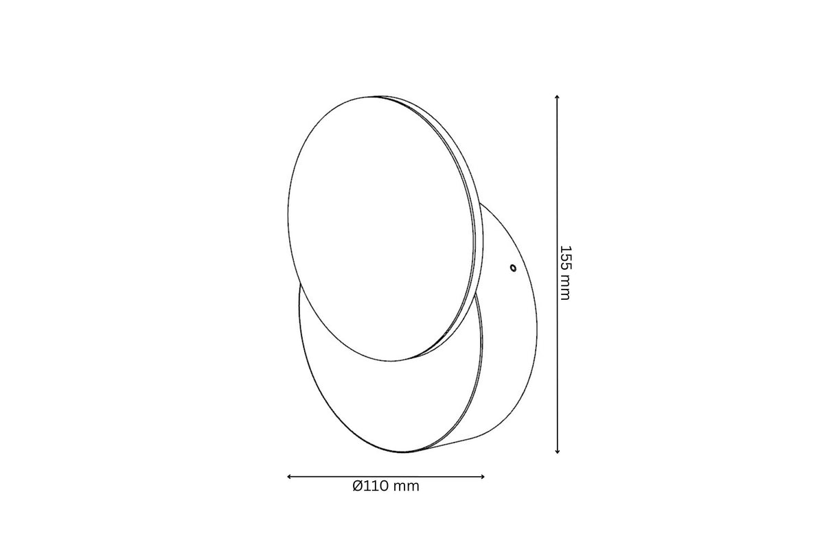 Tunto Dot 01 Wandleuchte – Ansicht 4