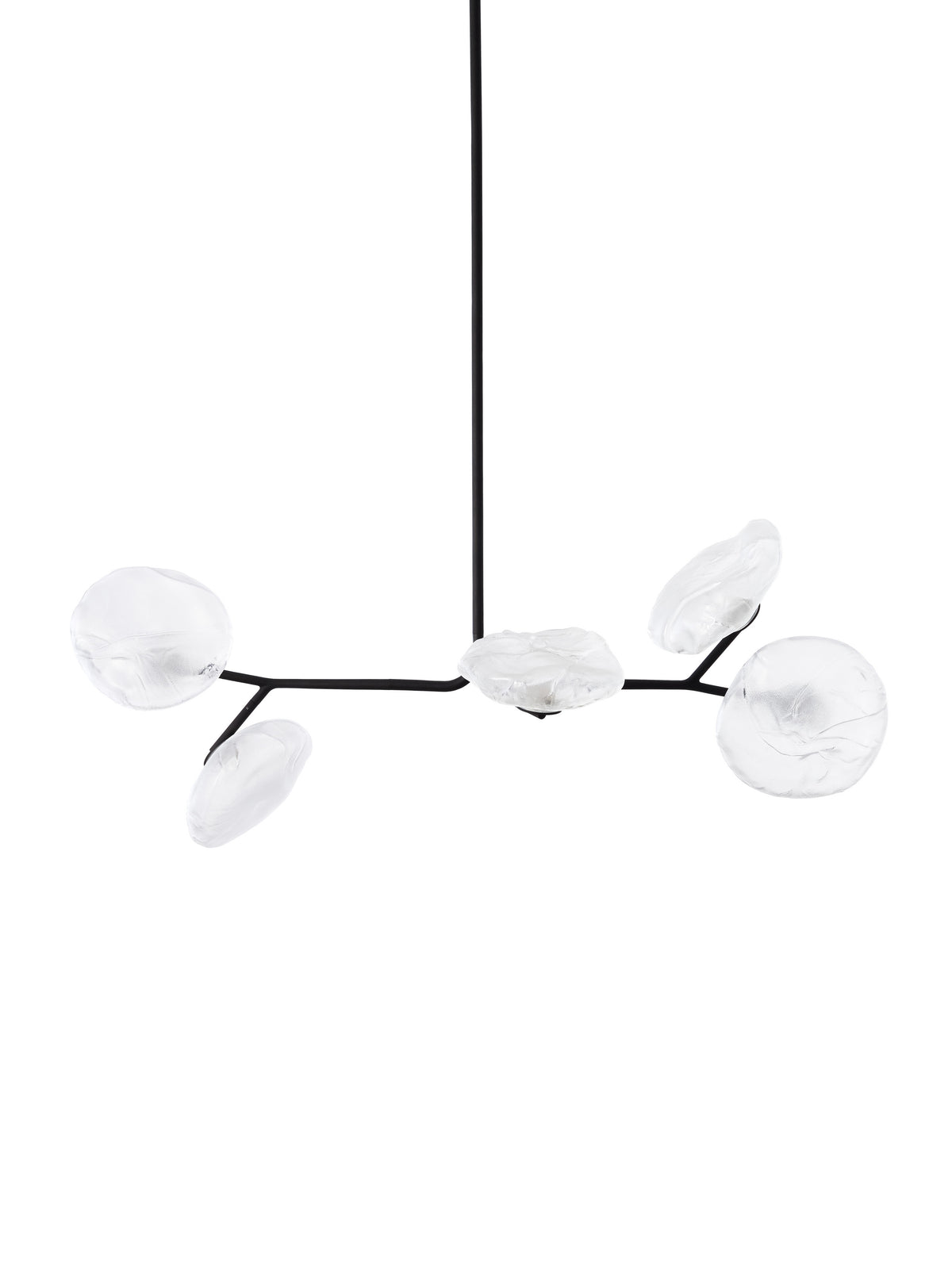 Bocci 73 Armature Pendelleuchte – 73.5a.1 – 5 Pendel, 935 mm hoch, mit 500 mm Verlängerung, klar, 2700 K
