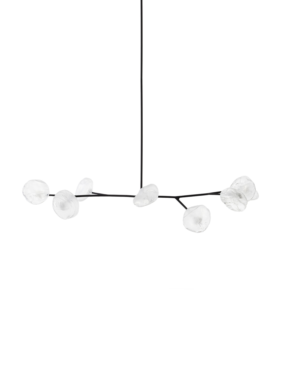 Bocci 73 Armature Pendelleuchte – 73.8a.2 – 8 Pendel, 820 mm hoch, mit 500 mm Verlängerung, klar, 2700 K