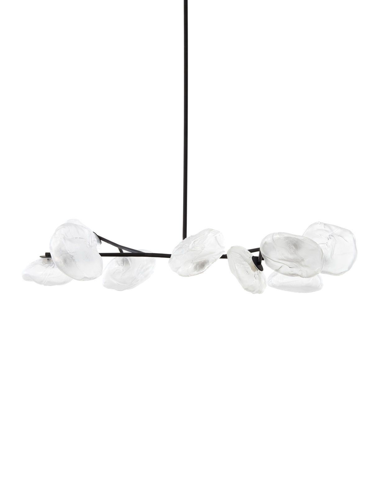 Bocci 73 Armature Pendelleuchte – 73.9a.2 – 9 Pendel, 1030 mm hoch, mit 500 mm Verlängerung, klar, 2700 K