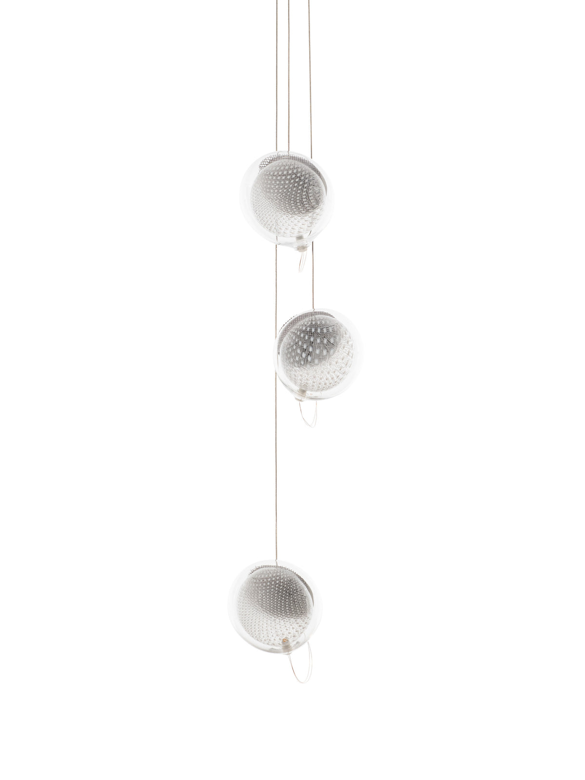 Bocci 76 Cluster Column Pendelleuchte – 76.3 – Column, 3 Pendel, Ø152 mm Baldachin rund
