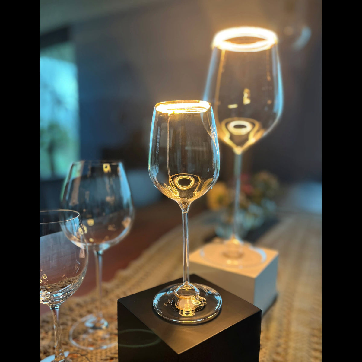 SEGULA Tischleuchte COZY painted beech wood weiß – E27, 1,4m Kabel transparent – Produktansicht 2