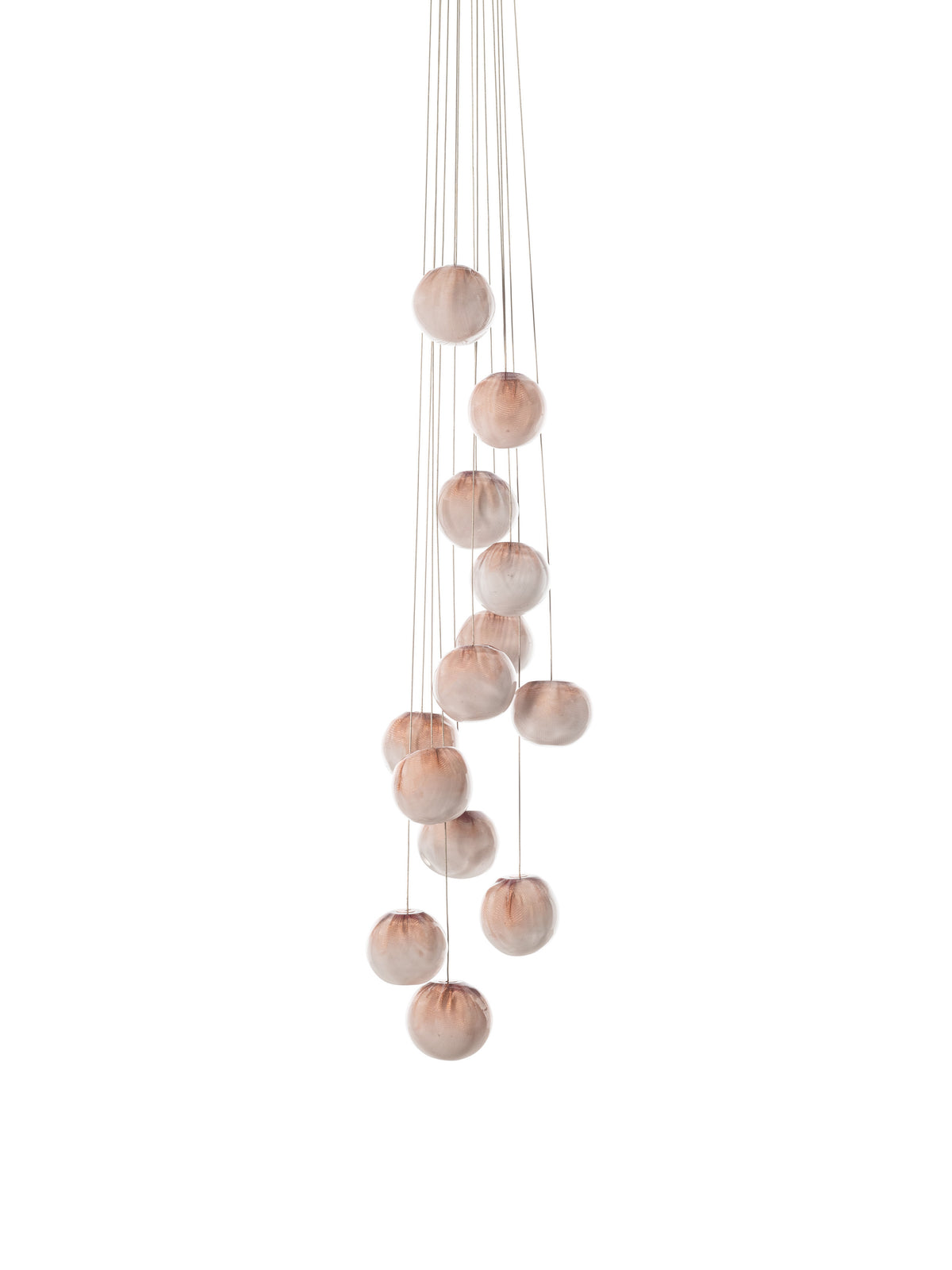 Bocci 84 Cluster Pendelleuchte – 84.13 – 13 Pendel, Ø400 mm Baldachin rund, 2700 K