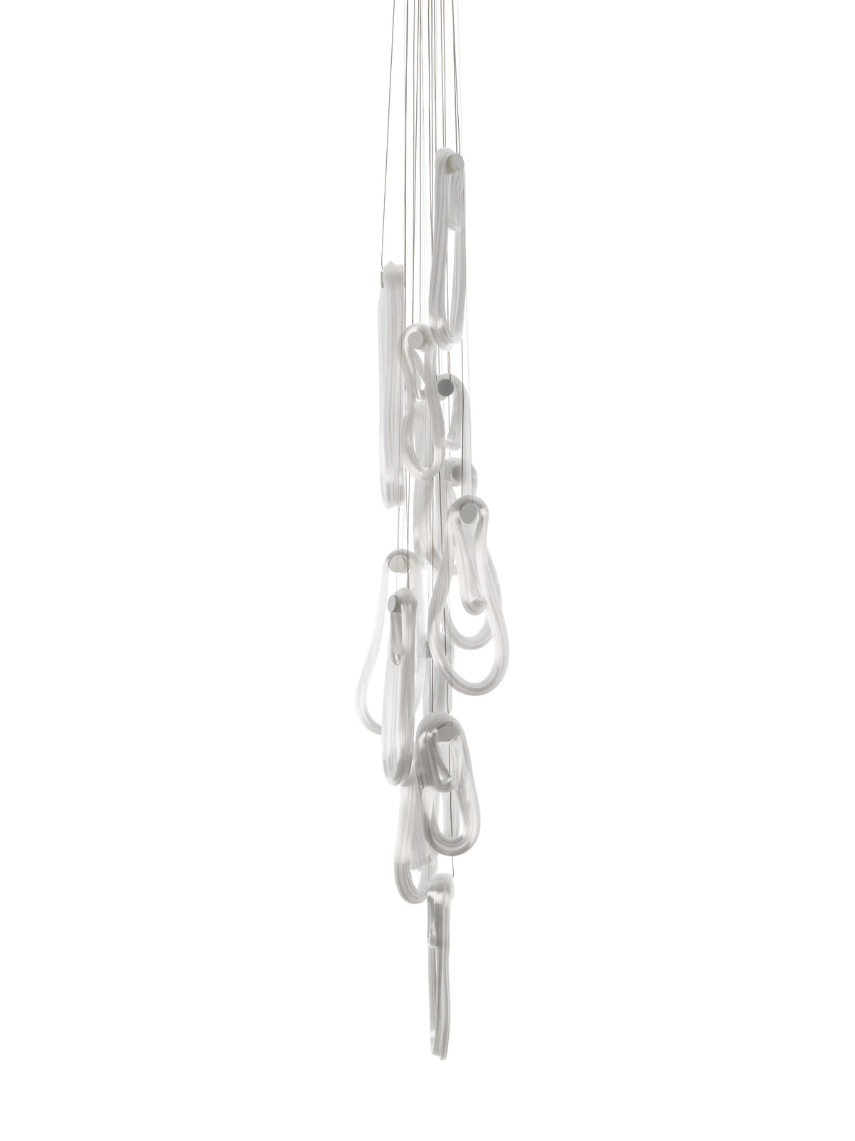 Bocci 87 Cluster Column Pendelleuchte – 87.13 – Column, 13 Pendel, Ø400 mm Baldachin rund, 2700 K