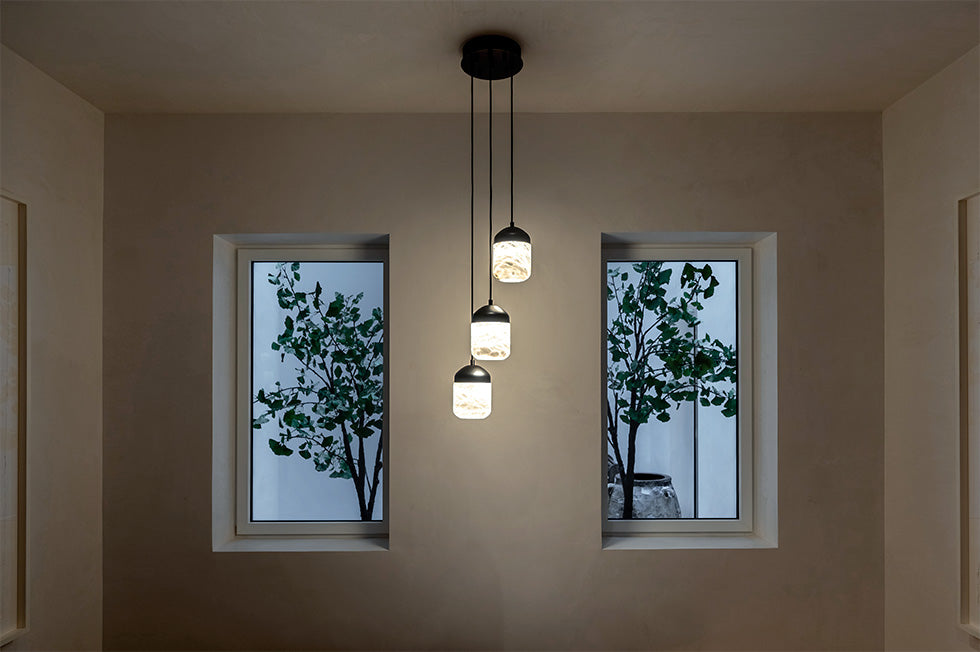 United Alabaster Glans Pendelleuchte – Ansicht 3