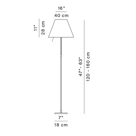 Luceplan Costanza Stehleuchte – Ansicht 8