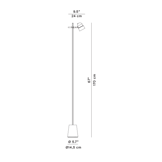Luceplan Counterbalance Stehleuchte – Ansicht 8