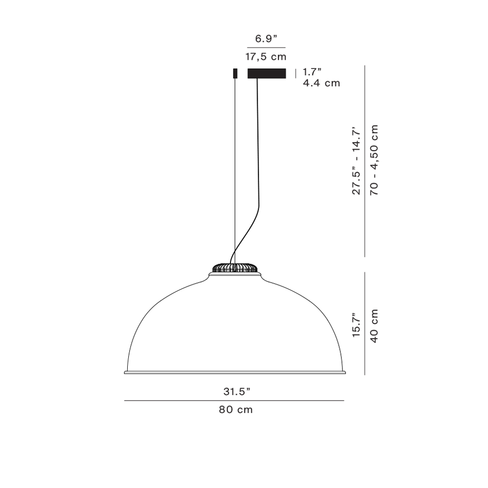 Luceplan Farel Pendelleuchte – Ansicht 12