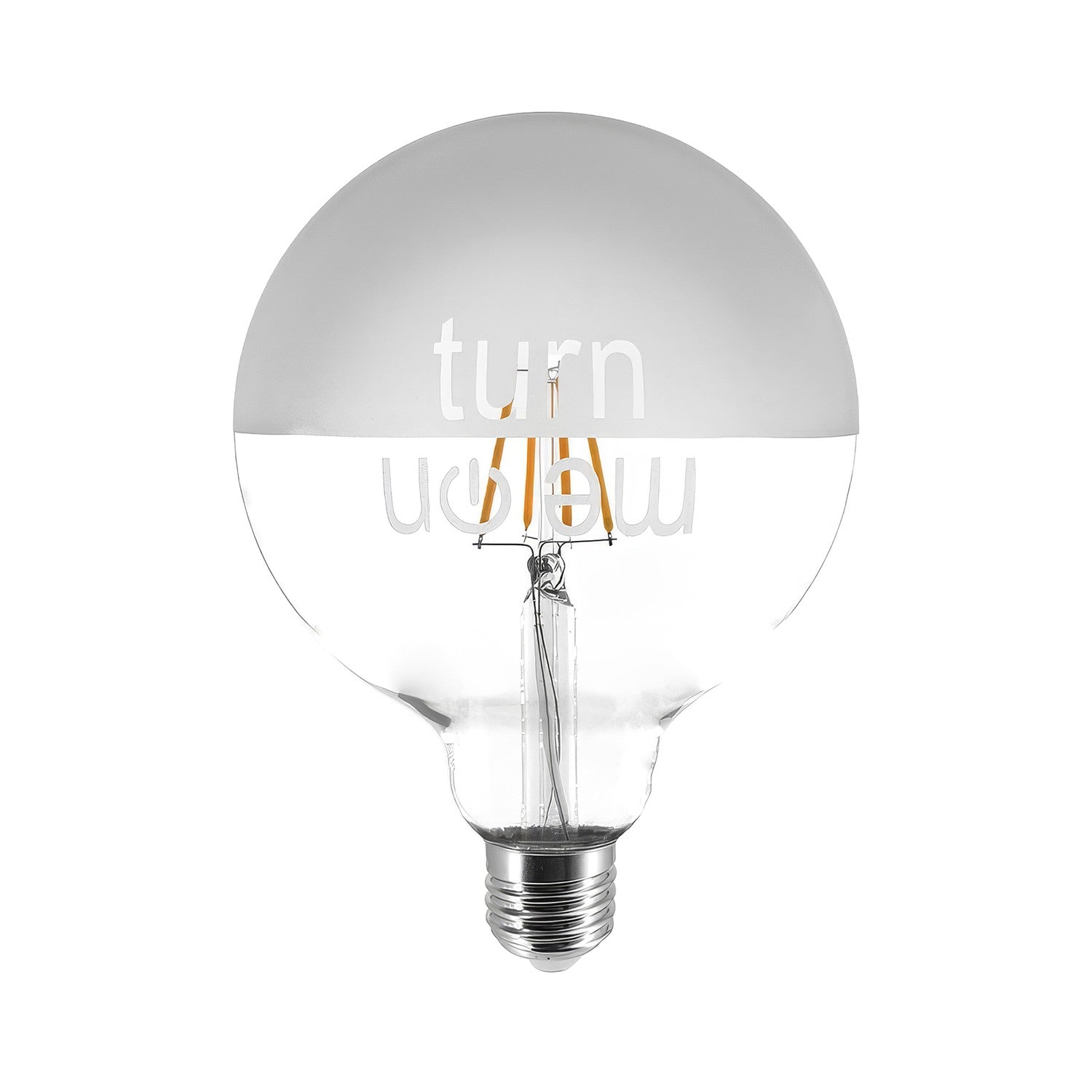 Glühbirne LED Tattoo „Turn Me On“ G125 4,5 W 470 lm E27 2700K Dimmbar – Hauptbild