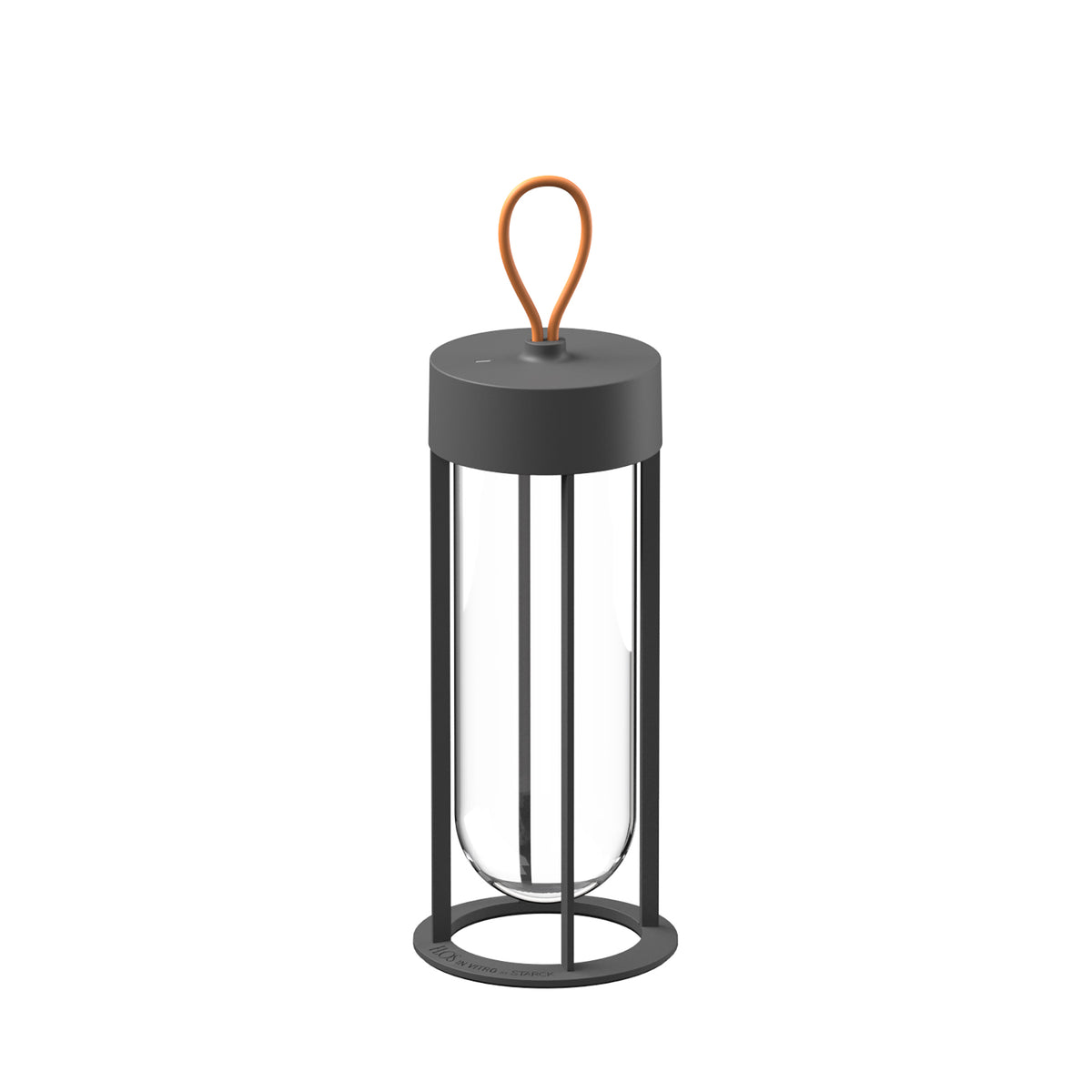 Flos In Vitro Unplugged Outdoor-Akkuleuchte – Anthracite, 2700K
