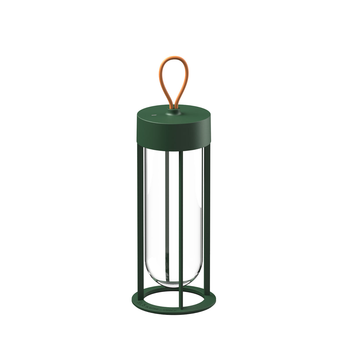 Flos In Vitro Unplugged Outdoor-Akkuleuchte – Forest Green, 2700K