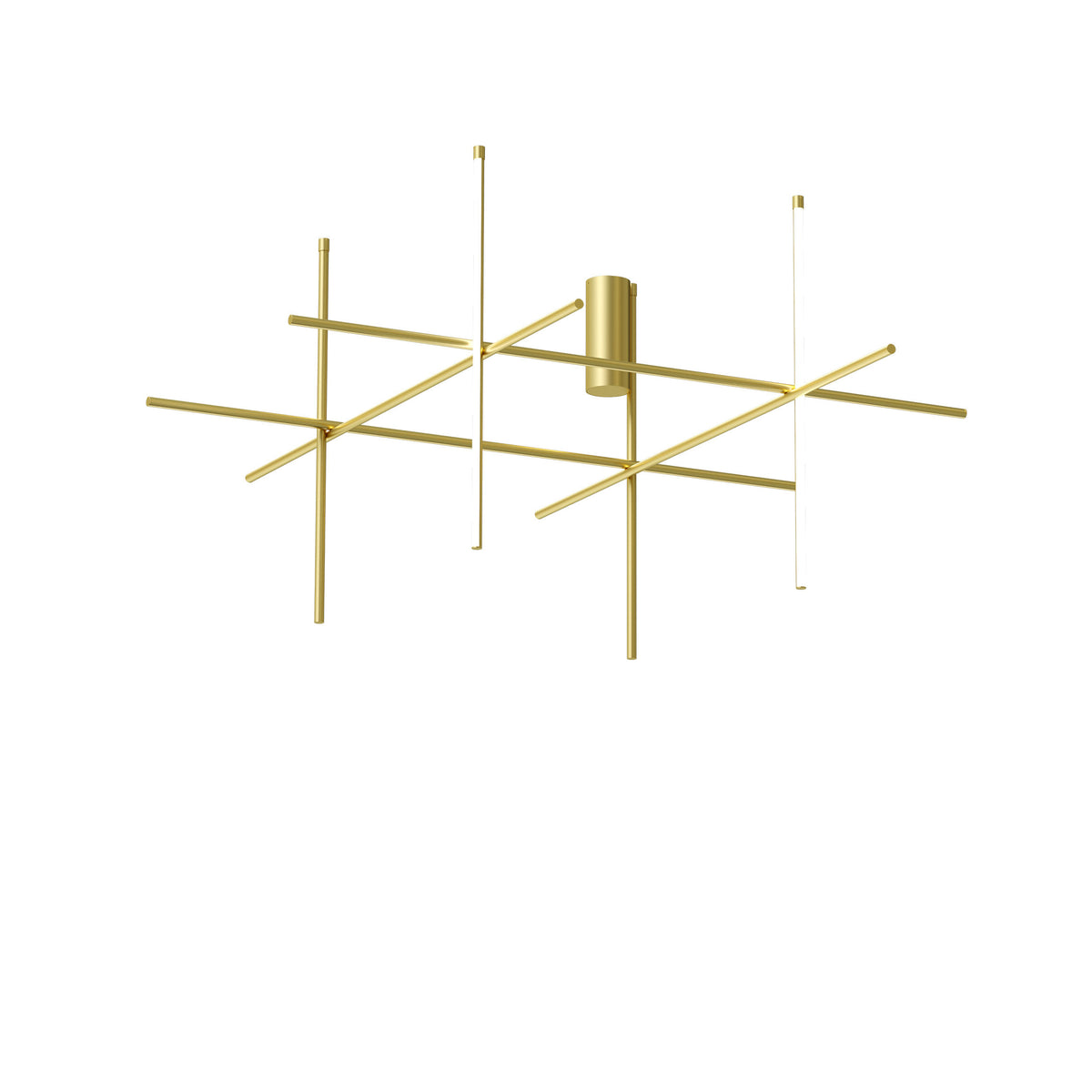 Flos Coordinates Ceiling 4 Deckenleuchte – Anodized Champagne