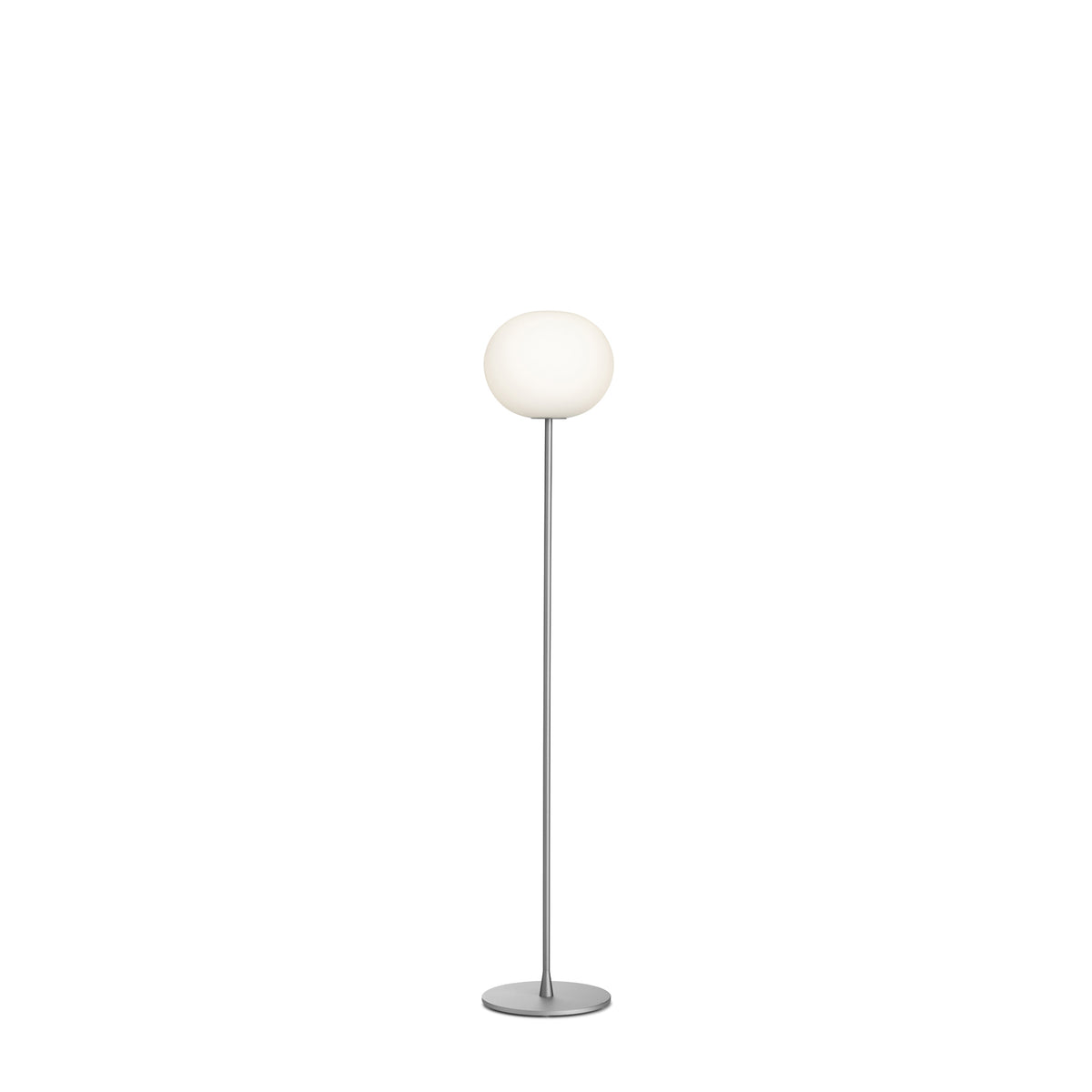 Flos Glo-Ball Floor 2 Stehleuchte – Silver