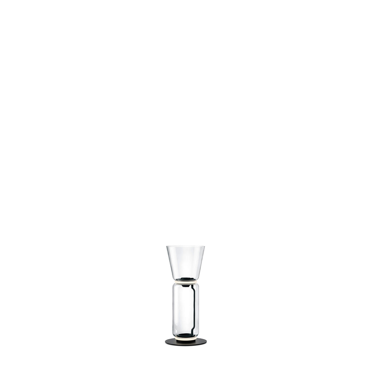 Flos Noctambule Floor 1 High Cylinder Cone Small Base Stehleuchte – Black
