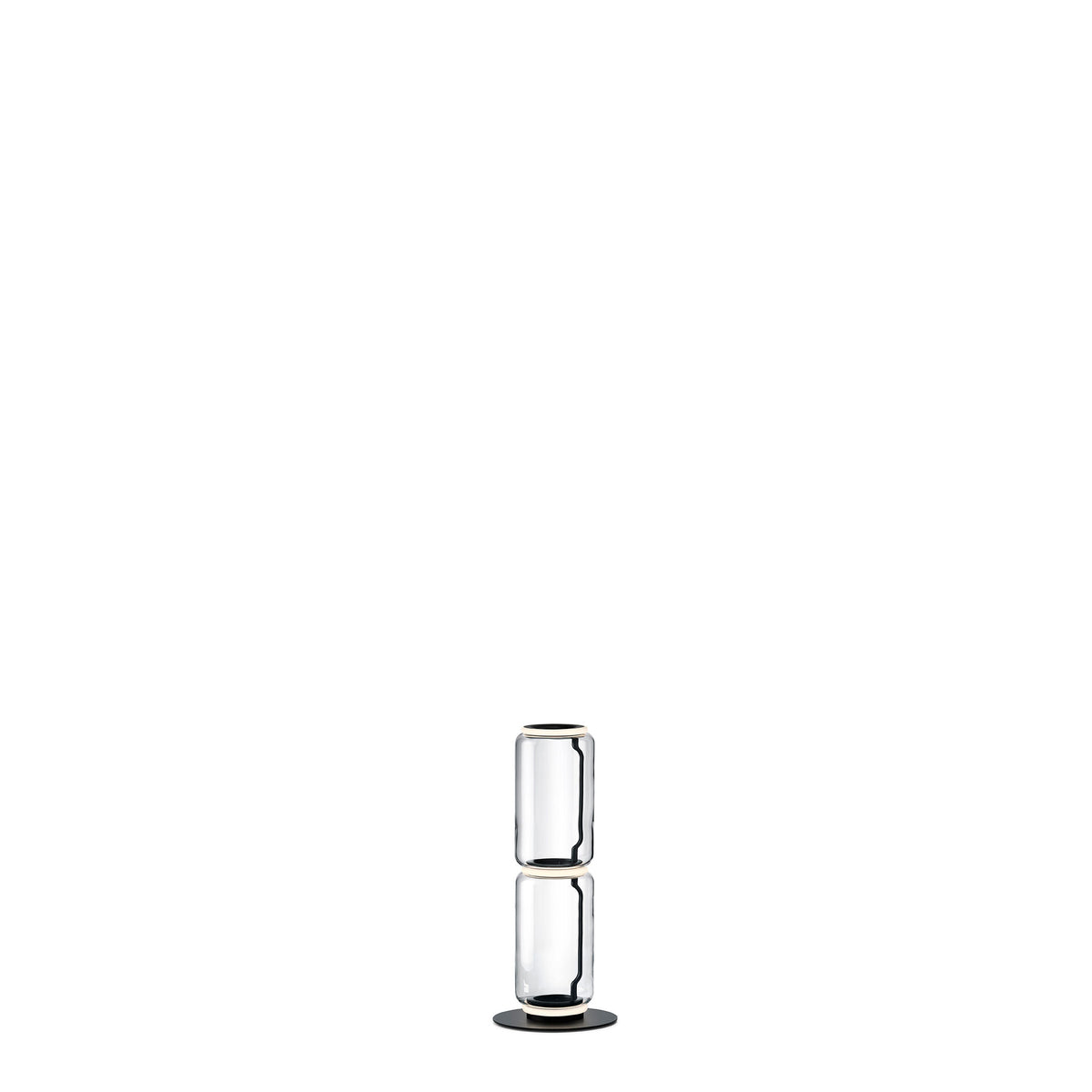 Flos Noctambule Floor 2 High Cylinder Small Base Stehleuchte – Black