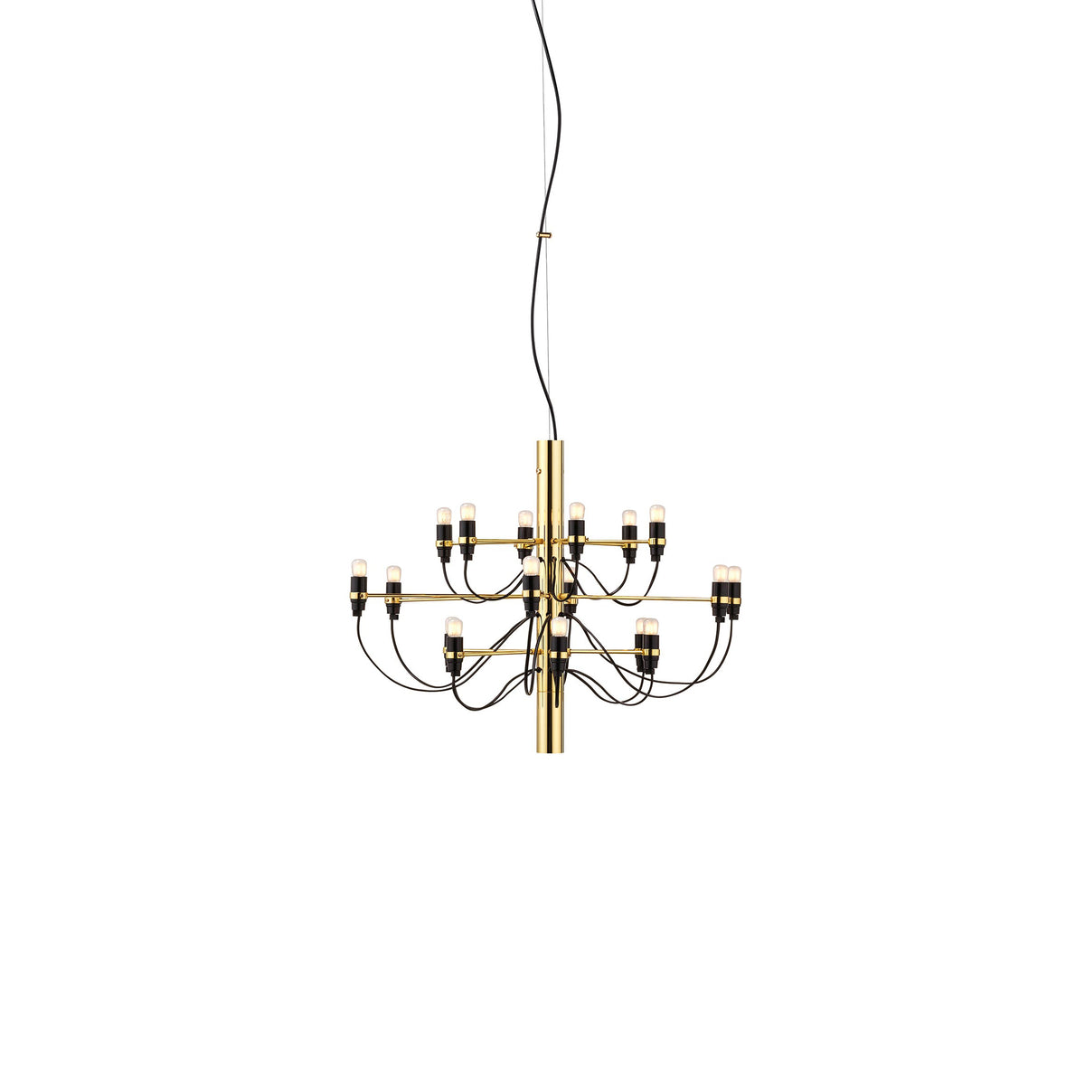 Flos 2097/18 (frosted bulbs) Pendelleuchte – Brass