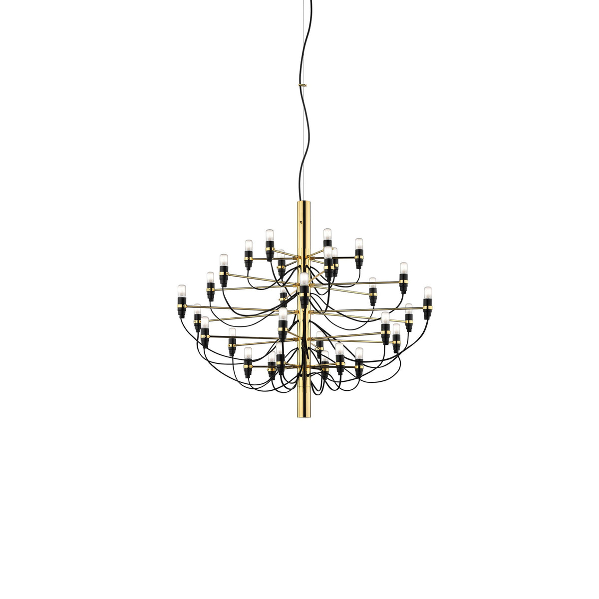 Flos 2097/30 (clear bulbs) Pendelleuchte – Brass