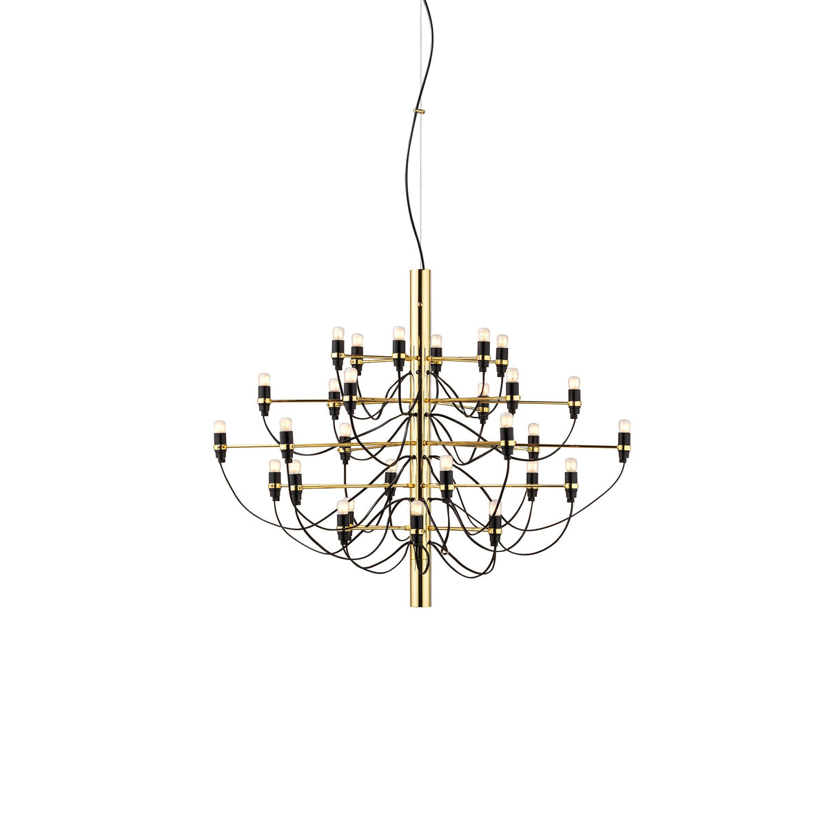 Flos 2097/30 (frosted bulbs) Pendelleuchte – Brass