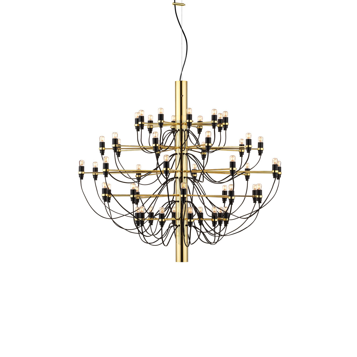 Flos 2097/50 (clear bulbs) Pendelleuchte – Brass