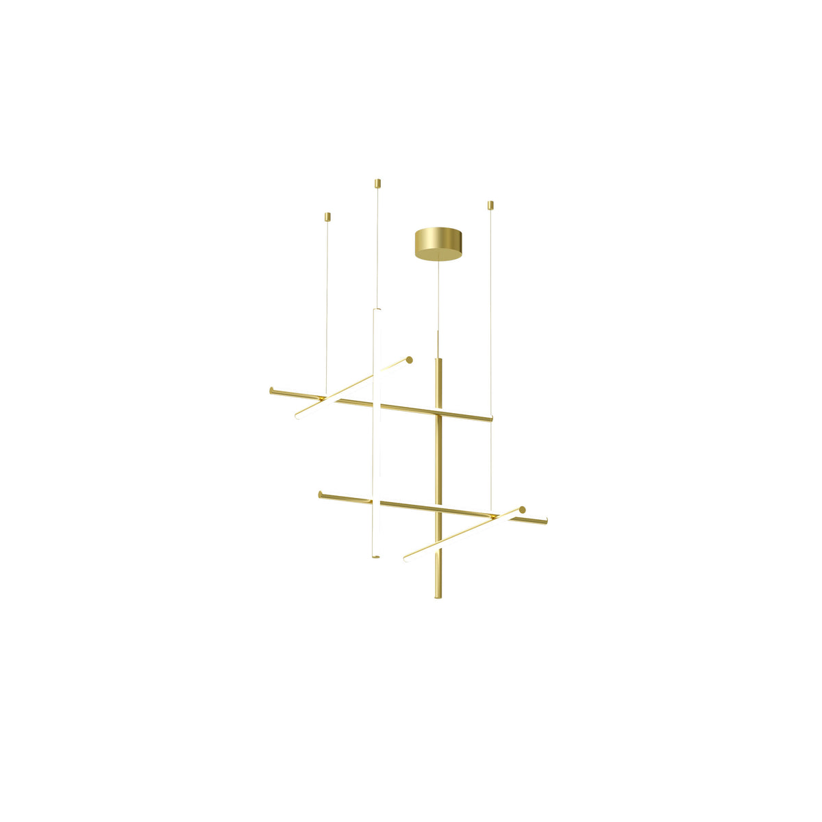 Flos Coordinates Suspension 3 Pendelleuchte – Anodized Champagne