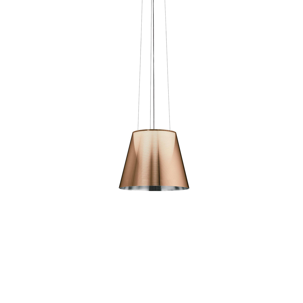 Flos KTribe Suspension 2 Pendelleuchte – Alumnized Bronze