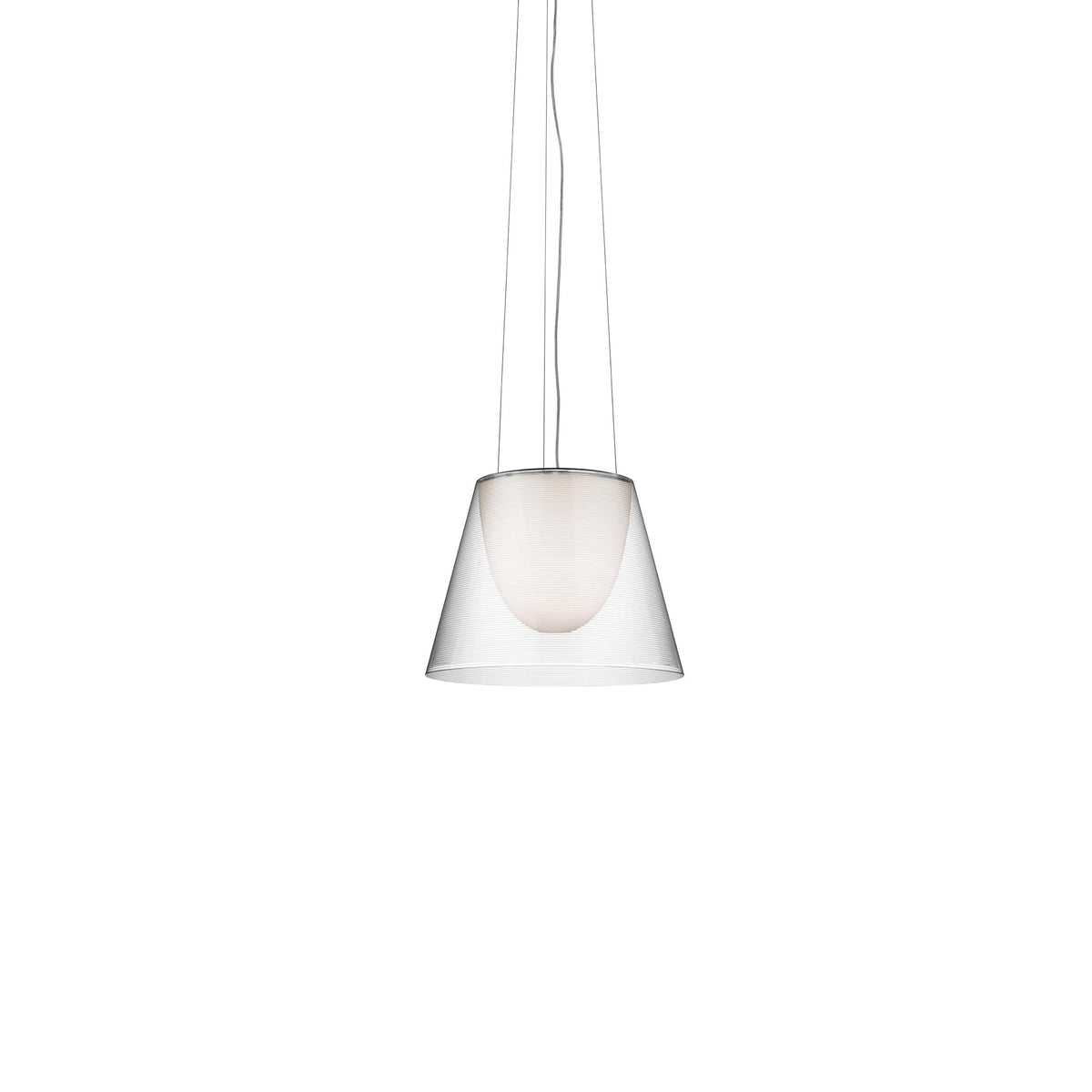 Flos KTribe Suspension 2 Pendelleuchte – Transparent