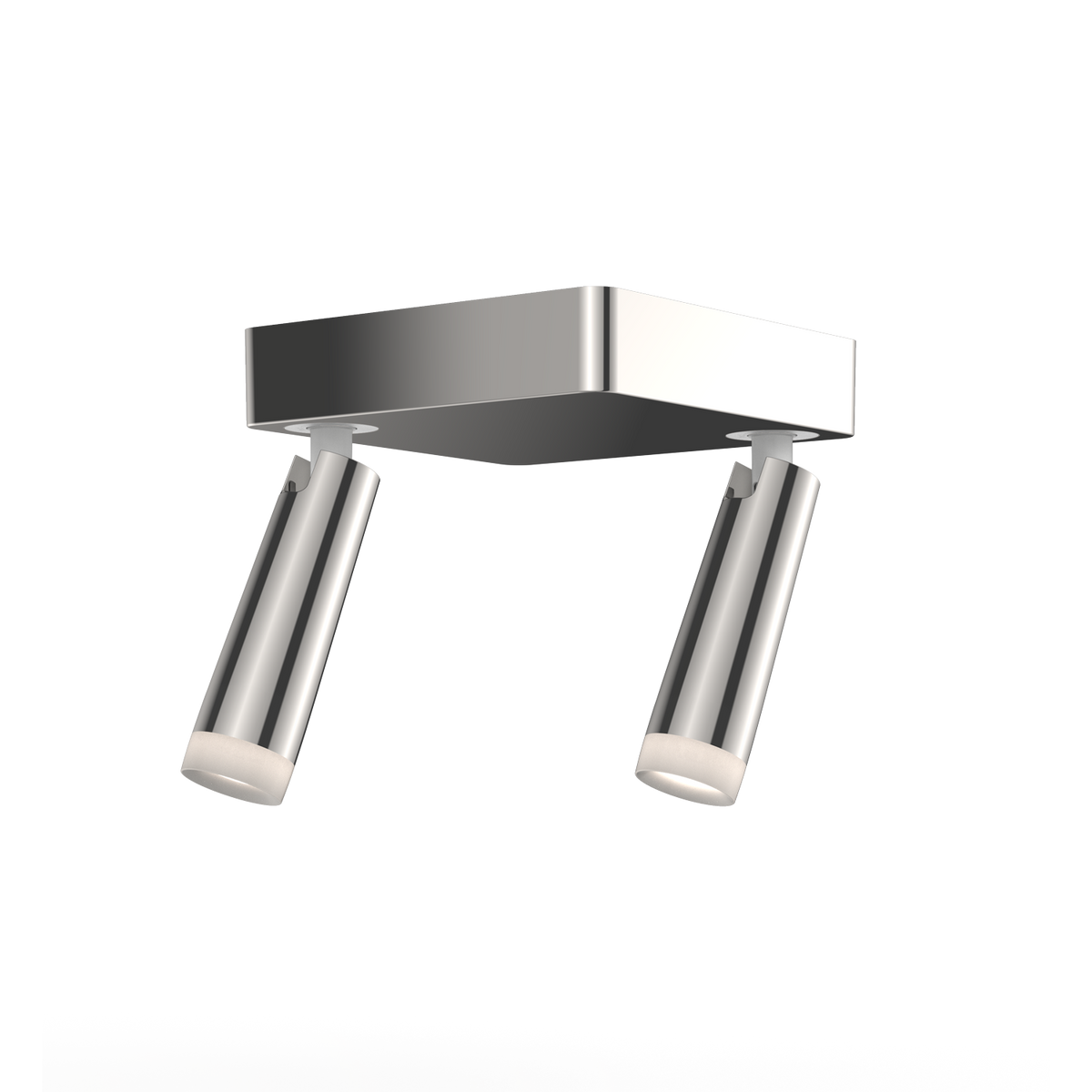 GRAU Clear Duo Deckenleuchte – Poliert/Glow, Deckenaufbau