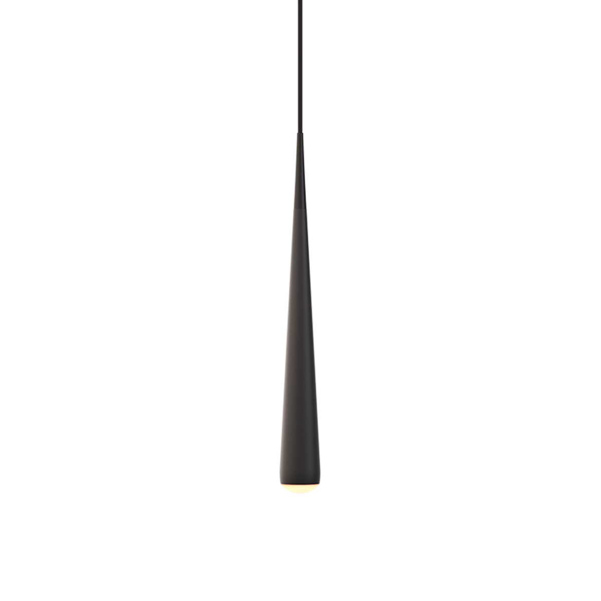 GRAU Niceone Pendelleuchte – Schwarz/Schwarz, Deckeneinbau