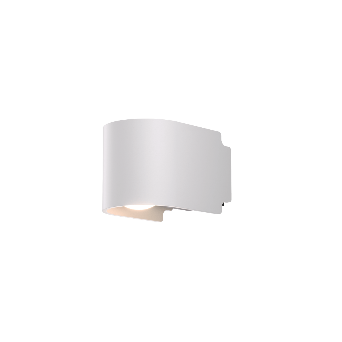 GRAU Simple Wandleuchte – Weiß