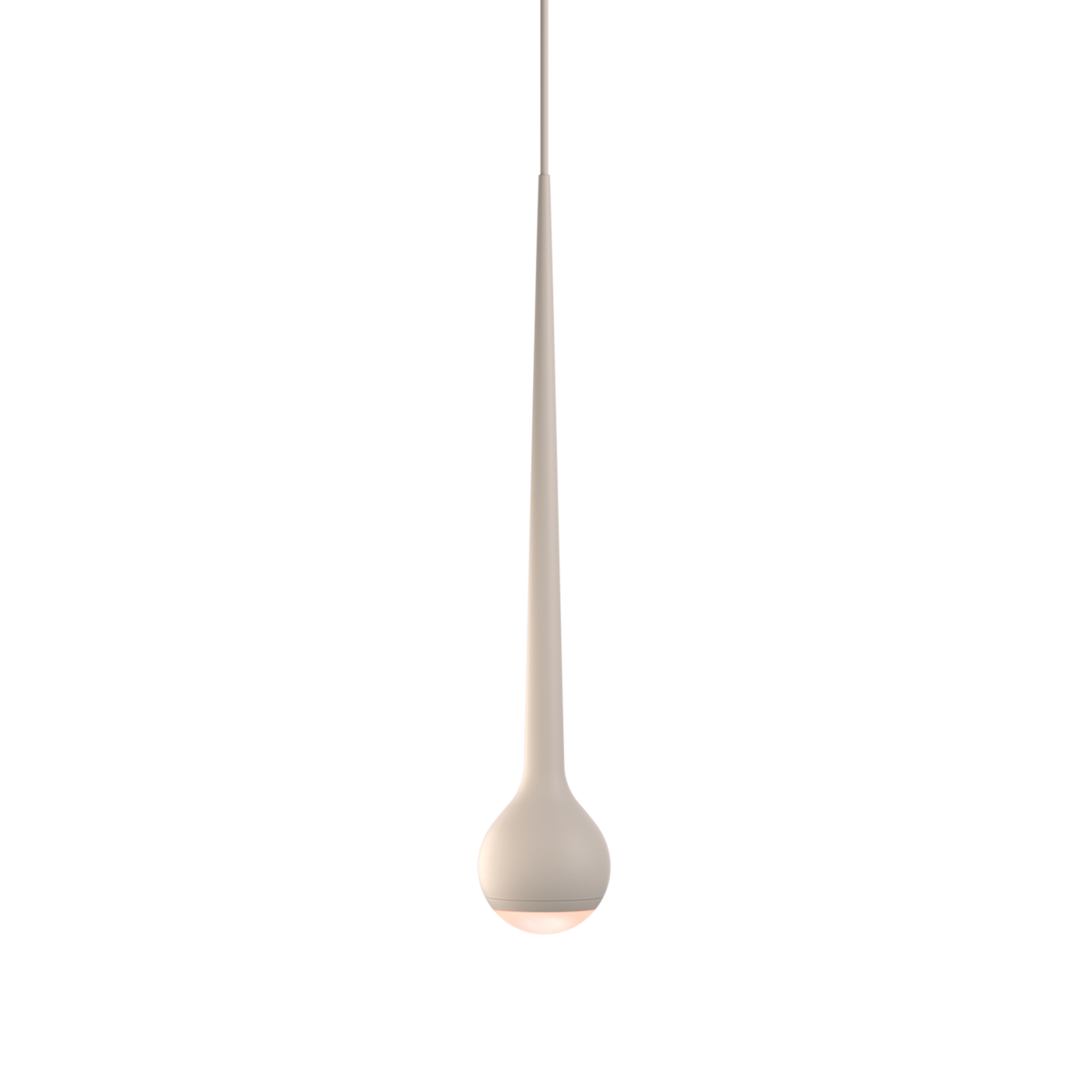 GRAU Falling Sun Pendelleuchte – Sand White, Deckeneinbau - 6m Kabel