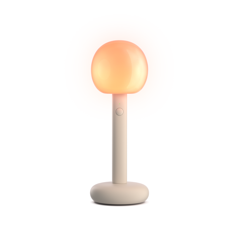 GRAU Fire Tischleuchte – Sand White