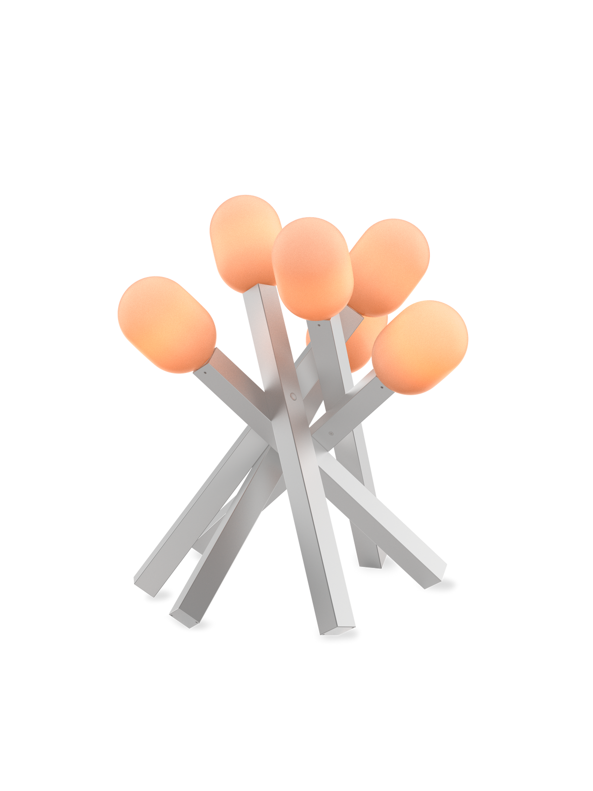 GRAU Fireplace Stehleuchte – Silber