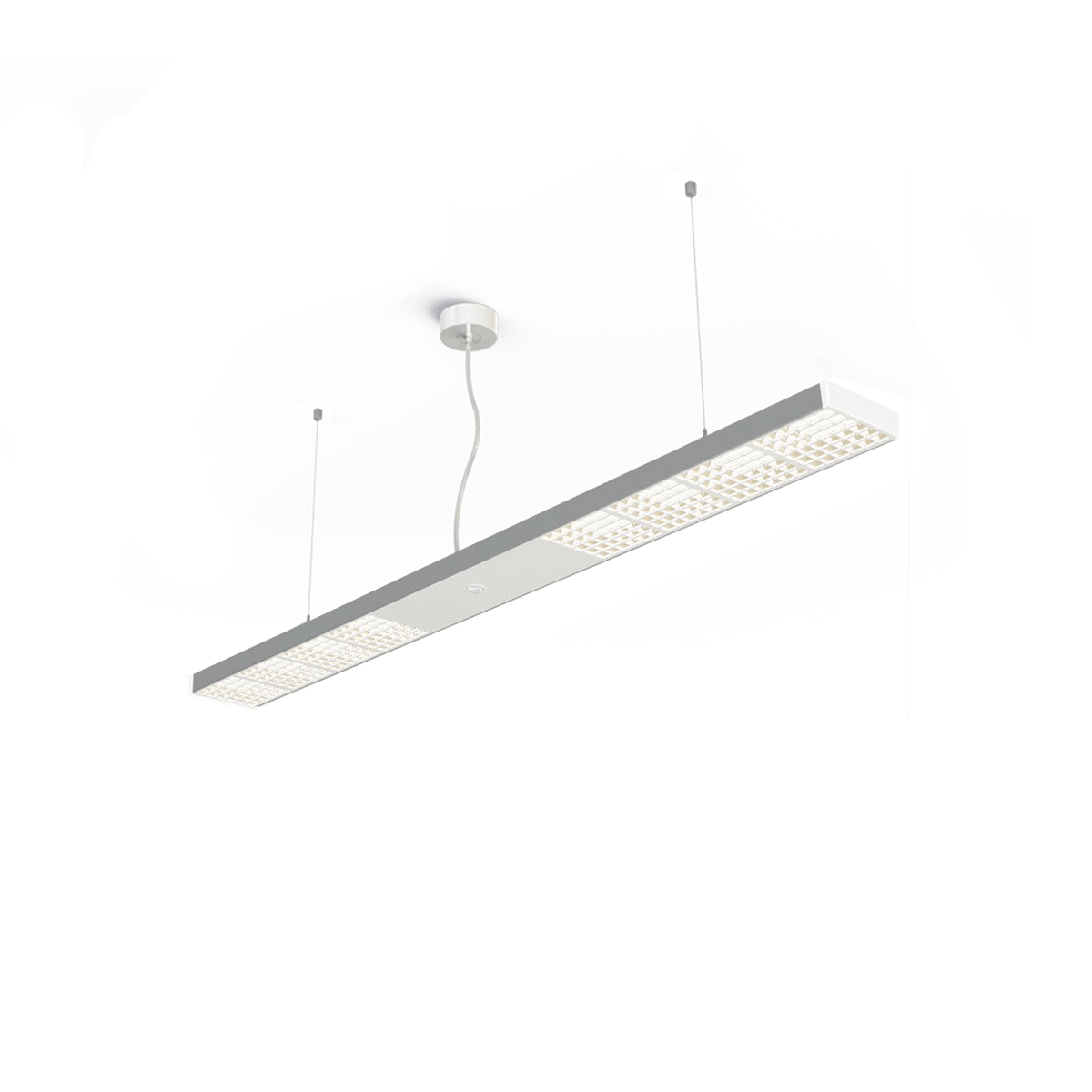 GRAU Xt-a Ceiling Deckenleuchte – Satiniert/Weiß, 150 cm – Indirektlicht Fokus – Mit Sensor
