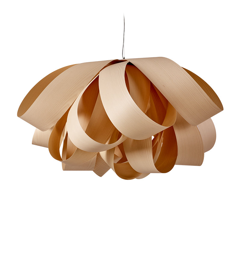 LZF Agatha Large Pendelleuchte – Furnier Buche natur